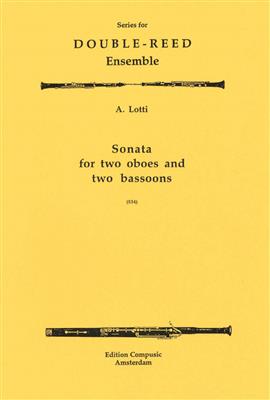 Antonio Lotti: Sonata for 2 Oboes And 2 Bassoons: Bois (Ensemble)