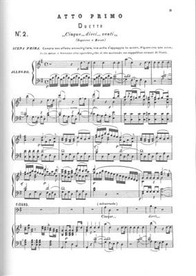 Wolfgang Amadeus Mozart: Le nozze di Figaro: Partitions Vocales d'Opéra