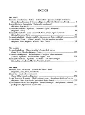 Giuseppe Verdi: Rigoletto: Partitions Vocales d'Opéra