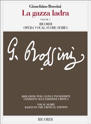 Gioachino Rossini: La gazza ladra: Partitions Vocales d'Opéra