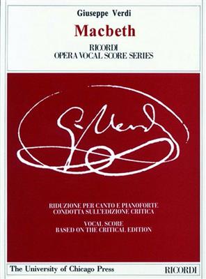 Giuseppe Verdi: Macbeth: Partitions Vocales d'Opéra