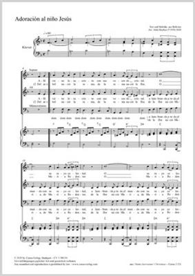 Adoración al niño Jesús: (Arr. John Høybye): Chœur Mixte et Piano/Orgue