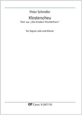 Peter Schindler: Klosterscheu: Chant et Piano