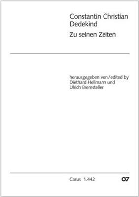 Constantin Christian Dedekind: Zu seinen Zeiten wird blühen: Voix Hautes et Accomp.