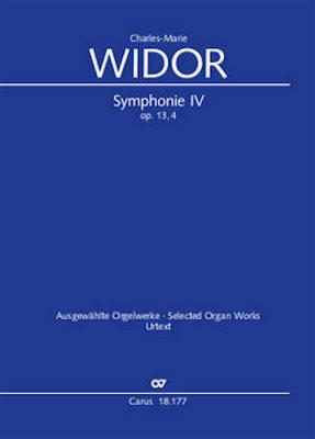 Charles-Marie Widor: Symphonie Iv Op. 13/4: (Arr. Georg Koch): Orgue
