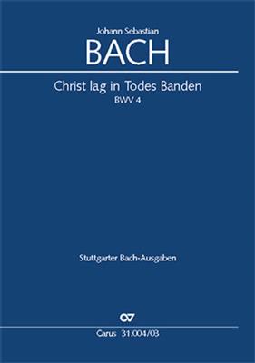 Johann Sebastian Bach: Christ lag in Todesbanden BWV 4: (Arr. Reinhold Kubik): Chœur Mixte et Piano/Orgue