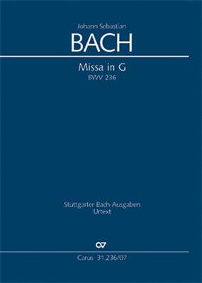 Johann Sebastian Bach: Missa in G: (Arr. Paul Horn): Chœur Mixte et Ensemble