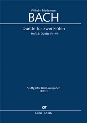Wilhelm Friedemann Bach: W. F. Bach: Duette für zwei Flöten: Duo pour Flûtes Traversières