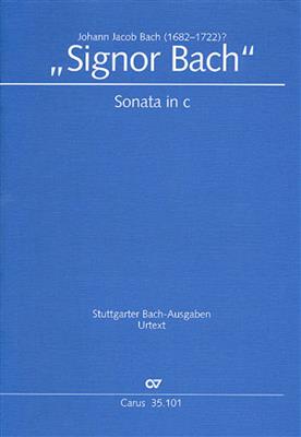 Johann Sebastian Bach: Sonate in c: Hautbois et Accomp.