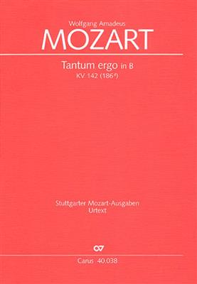 Wolfgang Amadeus Mozart: Tantum ergo in B: (Arr. Eberhard Kraus): Chœur Mixte et Ensemble