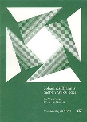Johannes Brahms: Brahms: Sieben deutsche Volkslieder: Solo pour Chant