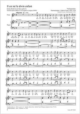 Gabriel Fauré: Noël d'enfants- Il est né le devin enfant: Chant et Piano