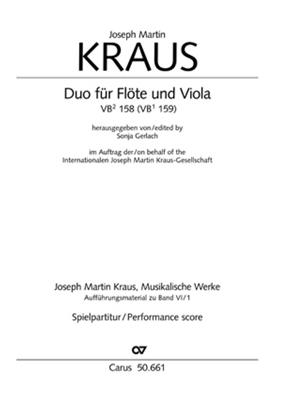 Joseph Martin Kraus: Duo für Flöte und Viola: Duo Mixte
