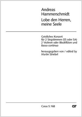 Andreas Hammerschmidt: Lobe den Herren, meine Seele: Chœur Mixte et Ensemble