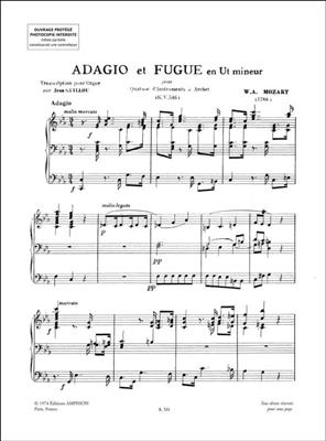 Wolfgang Amadeus Mozart: Adagio et Fugue: Orgue