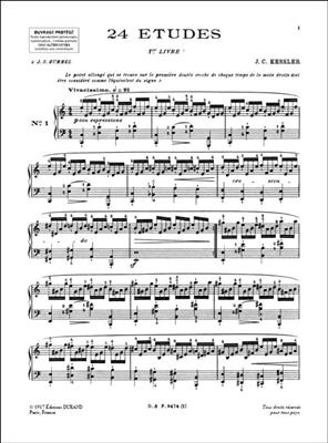 24 Etudes Vol. 1 Piano
