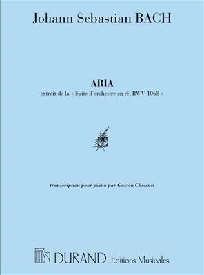 Johann Sebastian Bach: Aria (Extraite De La Suite D'Orchestre En Re): Solo de Piano