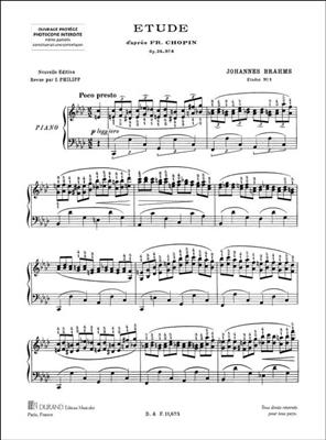 Etude N 1 Piano (D'Apres Op 25 N 2 De Chopin