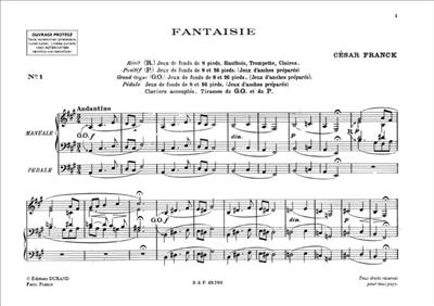 César Franck: Oeuvres Complètes Pour Orgue Volume 3: Orgue