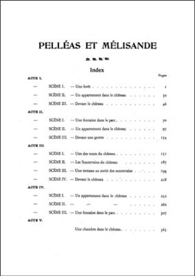 Claude Debussy: Pelleas Et Melisande - Partition D'Orchestre: Chœur Mixte et Ensemble