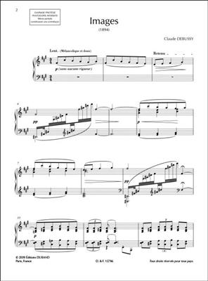 Claude Debussy: Images: Solo de Piano