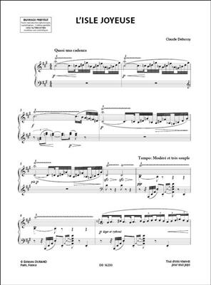 Claude Debussy: L'Isle Joyeuse: Solo de Piano