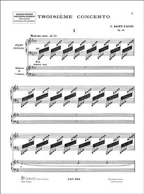 Camille Saint-Saëns: Concerto 3 Opus 29: Duo pour Pianos