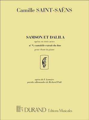 Camille Saint-Saëns: Samson Et Dalila no9 Cantabile: Chant et Piano
