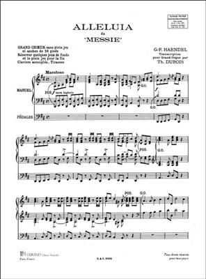 Georg Friedrich Händel: Alleluia Du Messie Orgue (Dubois: Orgue