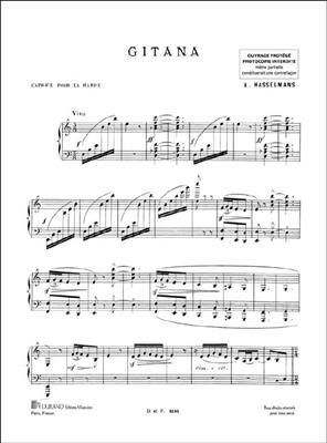Alphonse Hasselmans: Gitana Opus 21: Solo pour Harpe