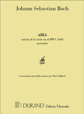 Johann Sebastian Bach: Aria , De La Suite En Re Bwv .1068Flute-Piano: Solo pour Flûte Traversière