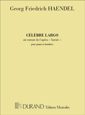 Georg Friedrich Händel: Largo Hautbois-Piano (Xerxes: Solo pour Hautbois