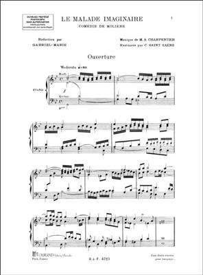 Marc-Antoine Charpentier: Malade Imagi. Cht-Piano: Chant et Piano