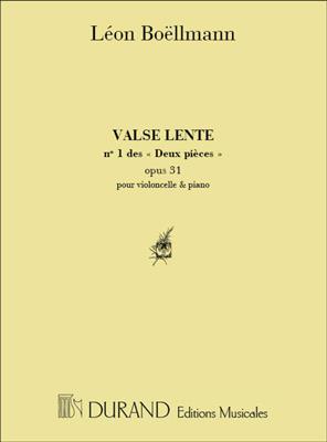 Léon Boëllmann: 2 Pieces Op.31 (Valse Lente-Menuet): Duo pour Violoncelles