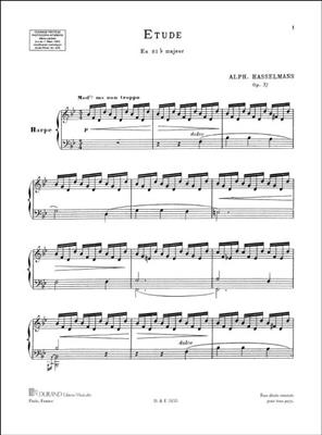 Etude En Si Bemol Majeur Opus 37 - Pour Harpe