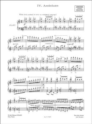 Manuel de Falla: Andaluza Piano: Autres Variations