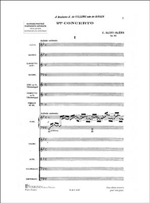 Camille Saint-Saëns: Deuxieme Concerto opus 22: Orchestre et Solo