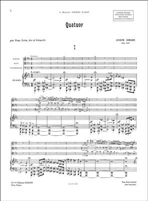 Joseph Jongen: Quatuor, Opus 23 - Pour Violon, Alto, Violoncelle: Quatuor à Cordes