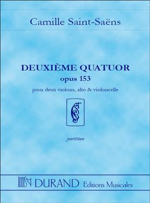 Camille Saint-Saëns: Quatuor N 2 Op 153 - Poche: Quatuor à Cordes