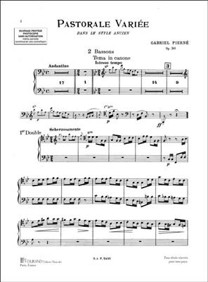 Gabriel Pierné: Pastorale Variouse Op30 Fl-Hb-Cl-2 Bassons-Cor-Trp: Bois (Ensemble)