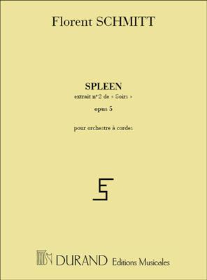 Florent Schmitt: Spleen: Cordes (Ensemble)