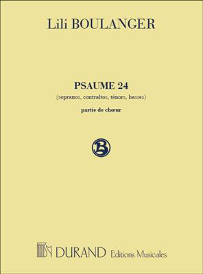 Lili Boulanger: Psaume 24 La Terre Appartient A L'Eternel: Chœur Mixte et Accomp.