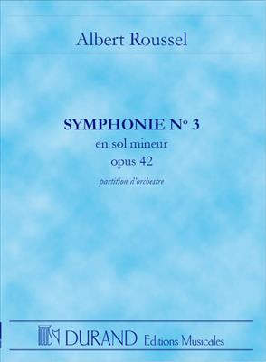 Albert Roussel: Symphonie N 3 Op 42 Poche (Sol Mineur: Orchestre Symphonique