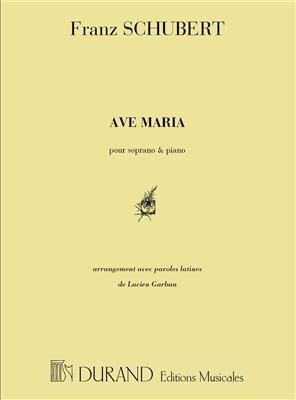 Franz Schubert: Ave Maria: Chant et Piano