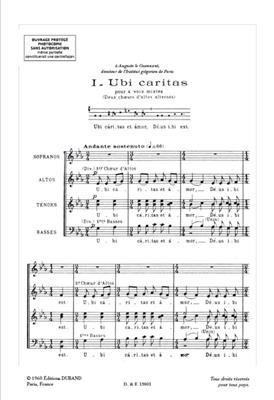 Maurice Duruflé: 4 Motets Sur Des Themes Gregoriens Op. 10: Chœur Mixte A Cappella