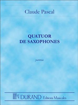 Claude Pascal: Quatuor De Saxophones Poche: Saxophones (Ensemble)