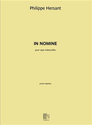 Philippe Hersant: In Nomine: Violoncelles (Ensemble)