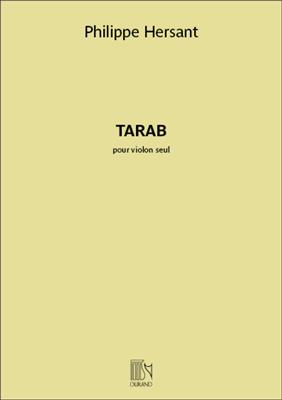 Philippe Hersant: Tarab: Solo pour Violons