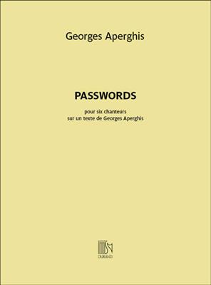 Georges Aperghis: Passwords: Autres Voix