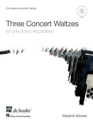 Wladimir Wecker: Three Concert Waltzes: Solo pour Accordéon